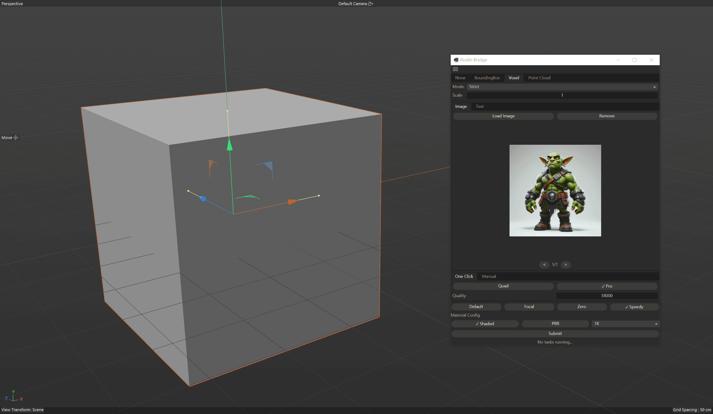 ControlNet settings in Cinema 4D