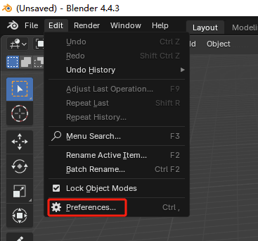 Blender Preferences